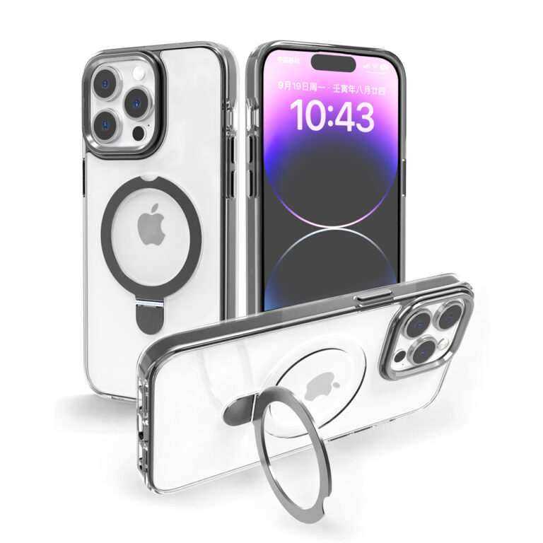 Phone case with magnetic stand