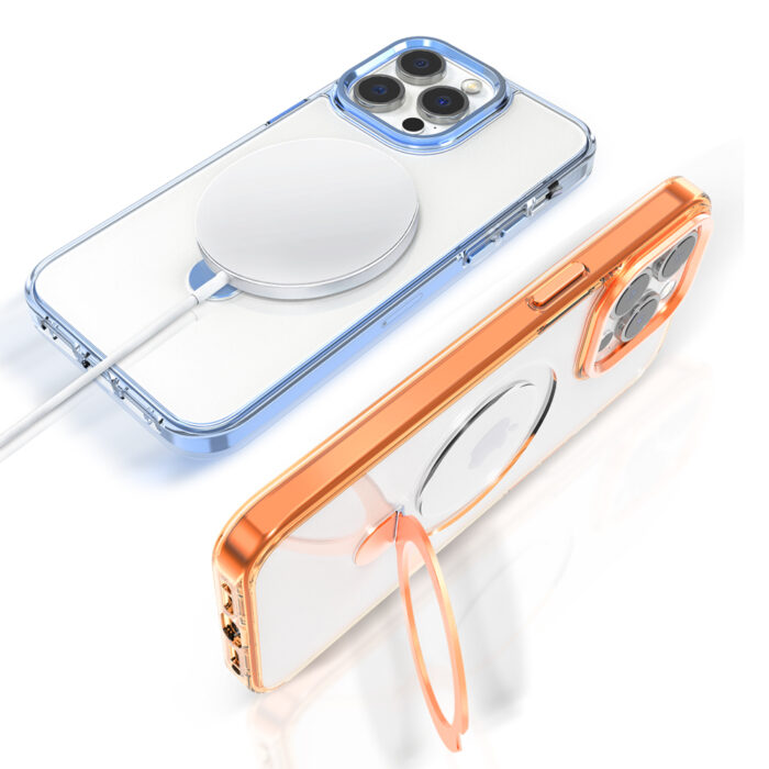 Phone case with magnetic stand