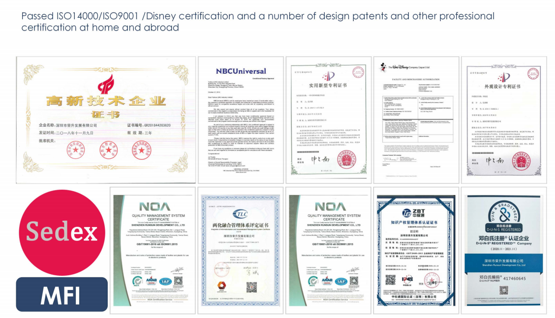 Runsuncase Certificates