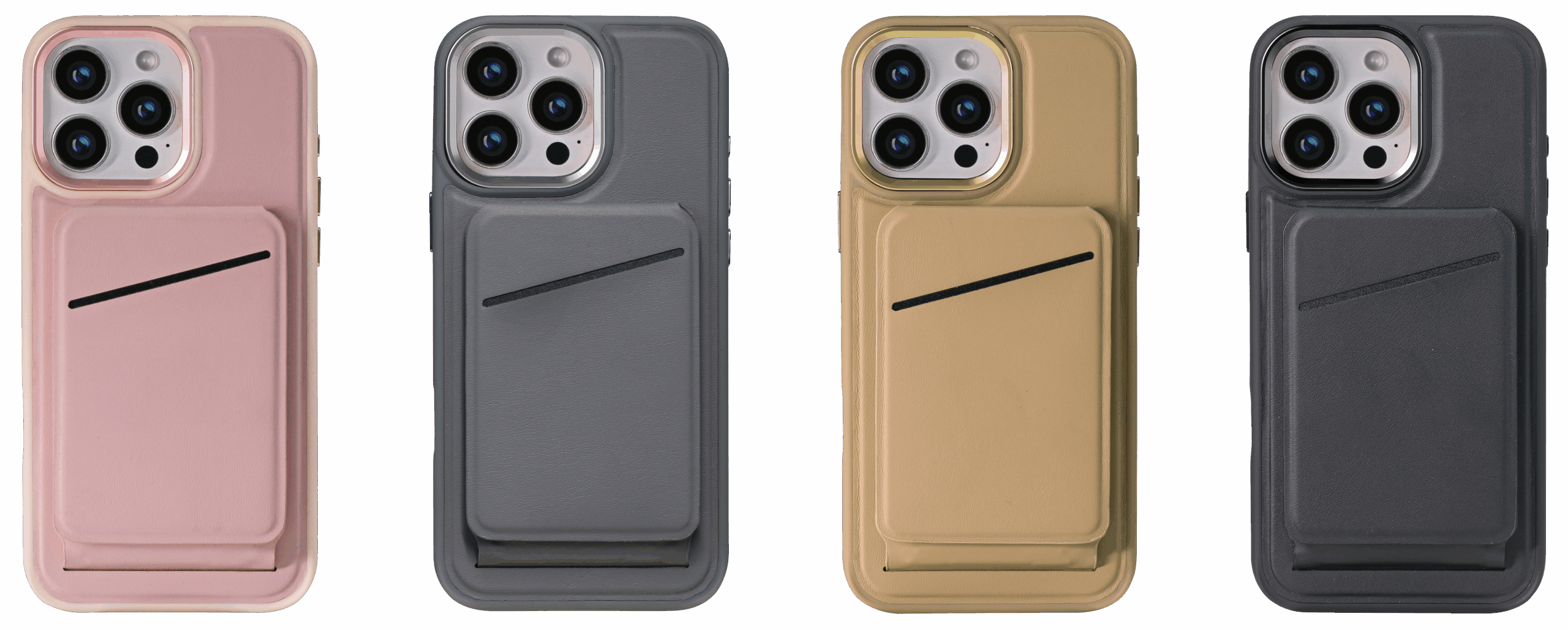 Magnetic wallet phone cases