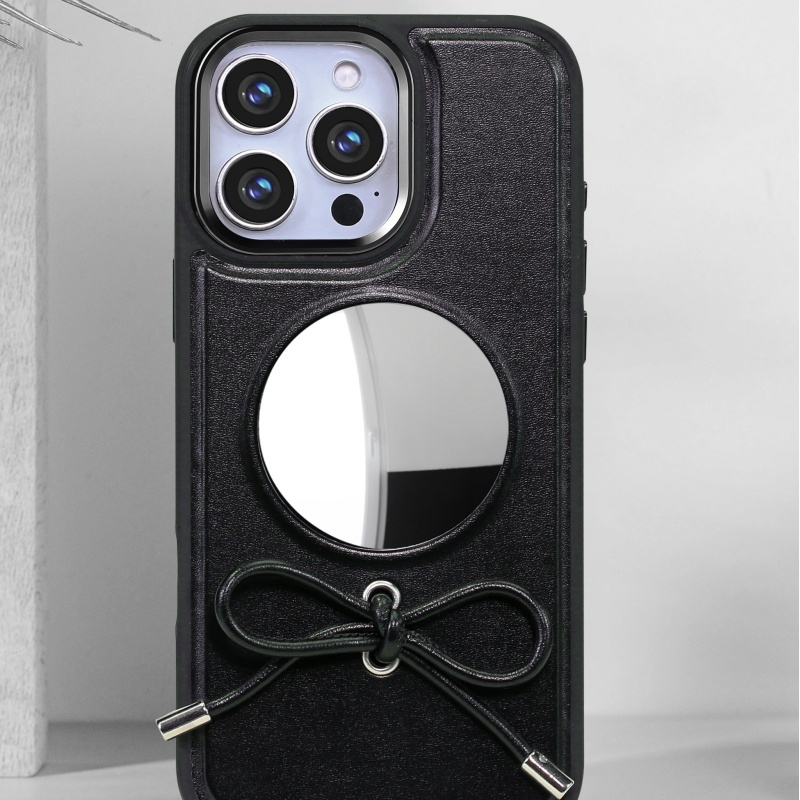 Leather Mirror Phone Case