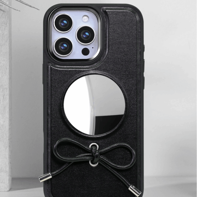 Leather Mirror Phone Case
