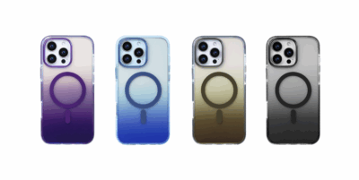 Gradient-colored IMD phone case