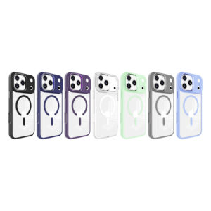 Marketing illustration of iPhone 17 series phone cases