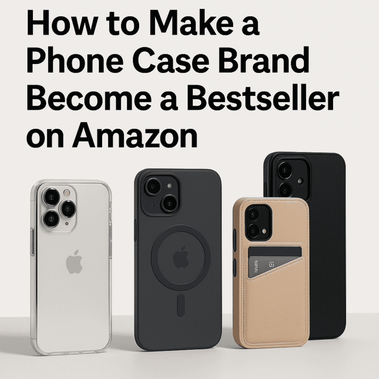 How to make a phone case brand become a bestseller on Amazon – clear case, MagSafe case, shockproof Samsung case, and leather wallet case