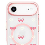 Product images of iPhone 17 series printed phone cases