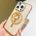 Sparkle powder finger ring magnetic attachment bracket