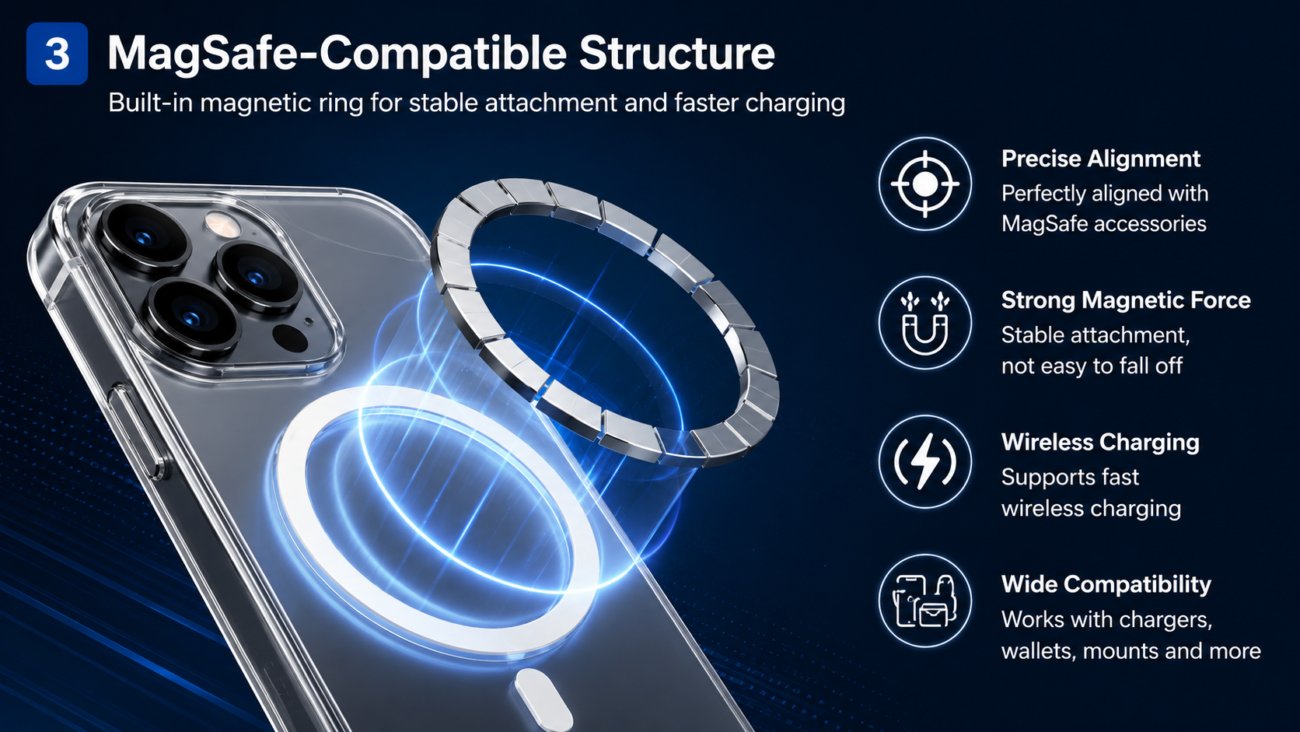 MagSafe compatible iPhone case manufacturer