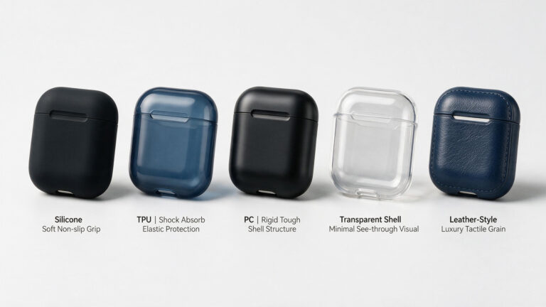 custom AirPods case material options
