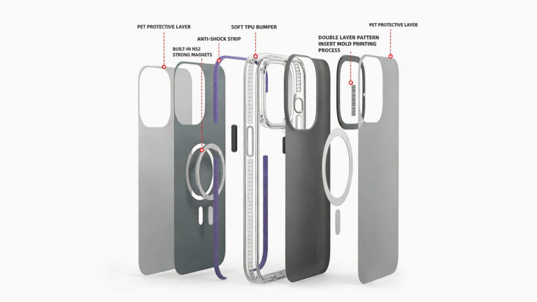 Buttons / Camera Ring / Finish / Magnetic Parts / Stand